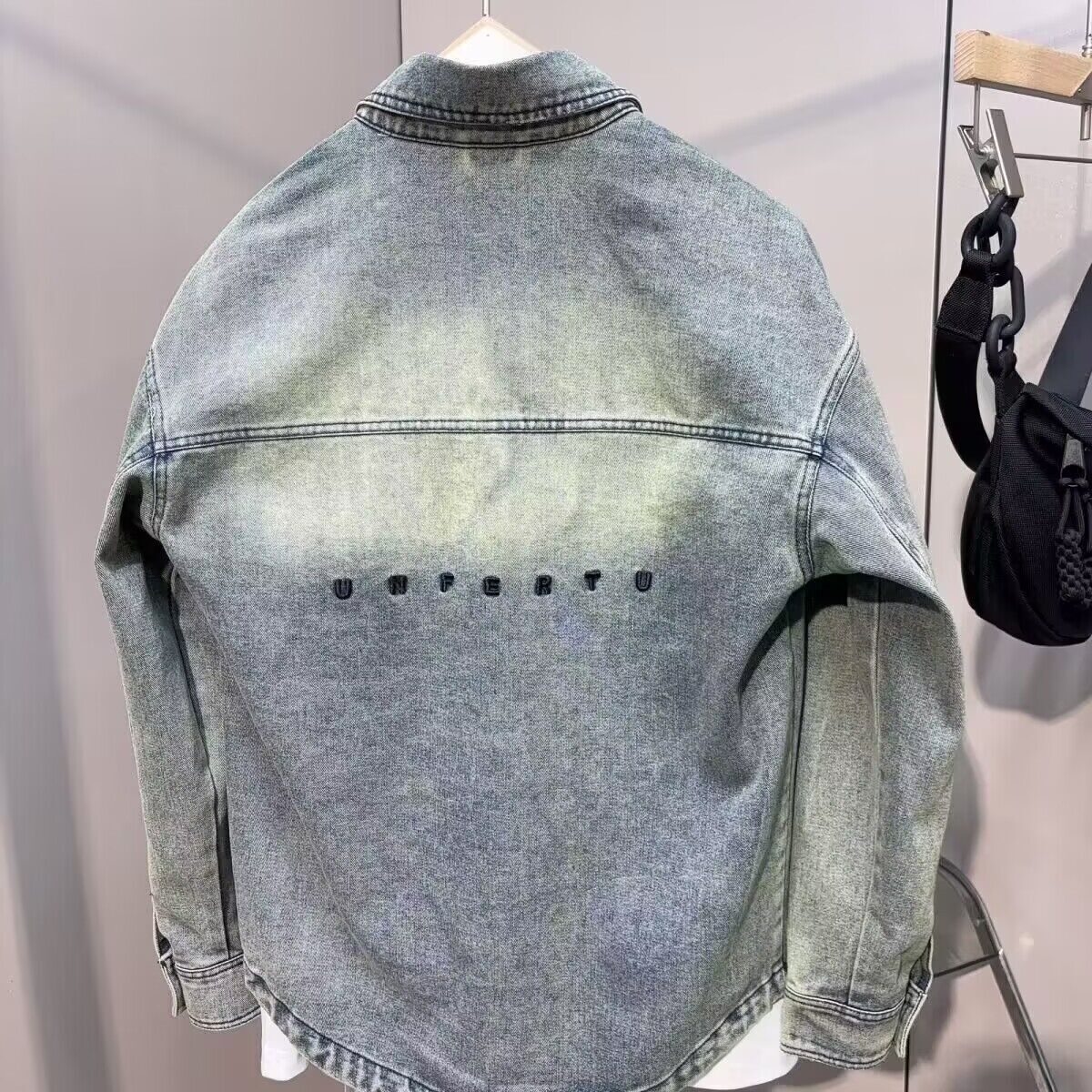 Vintage Clean fit ฤดูใบไม้ผลิฤ - Jeans Shirt Fashion For Men บทวิจารณ์และราคา