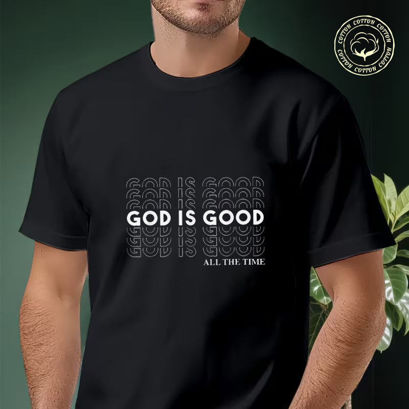 พระเจ้าคือความดี เสื้อยืดลายกร - Men'S Fashion Aesthetics บทวิจารณ์และราคา