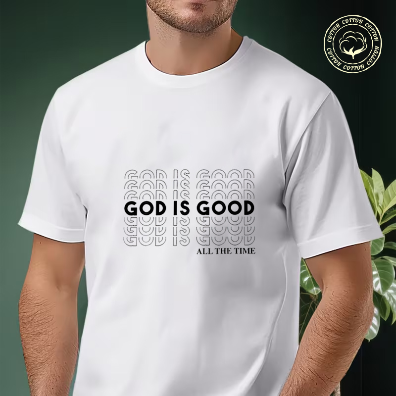 พระเจ้าคือความดี เสื้อยืดลายกร - Men'S Fashion Aesthetics บทวิจารณ์และราคา