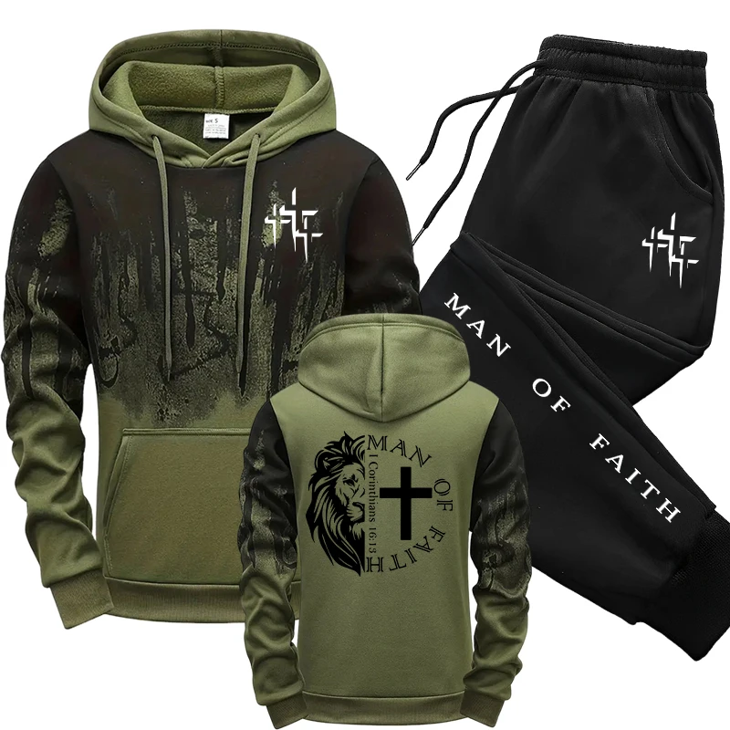 ชุดเซ็ตผู้ชายลาย Man of Faith  - Men'S Winter Fashion บทวิจารณ์และราคา