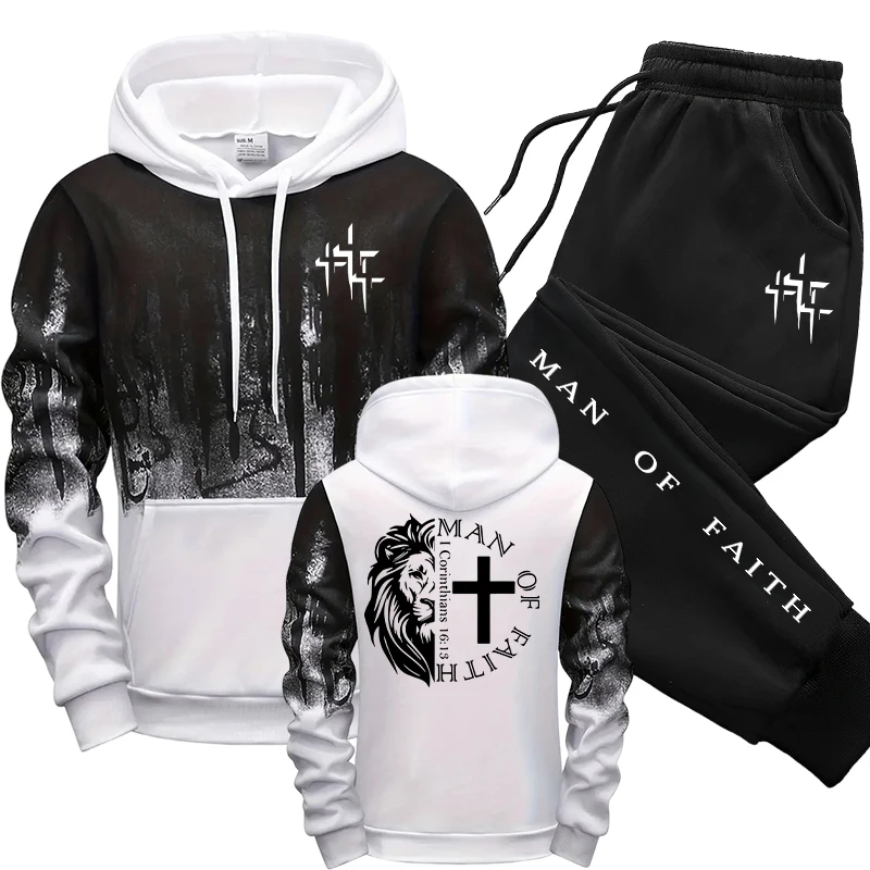 ชุดเซ็ตผู้ชายลาย Man of Faith  - Men'S Winter Fashion บทวิจารณ์และราคา