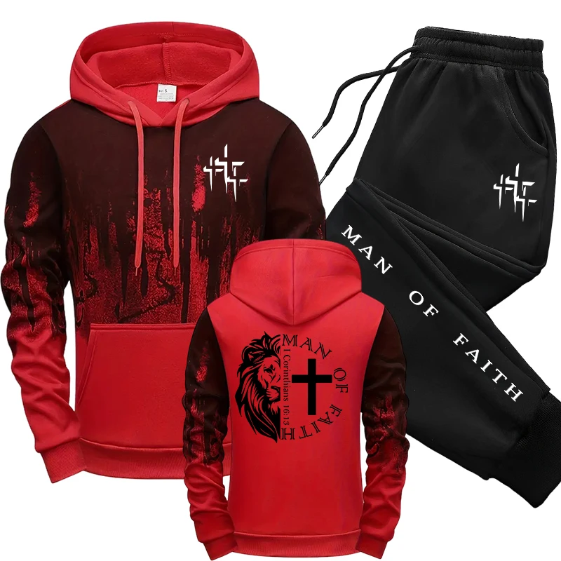 ชุดเซ็ตผู้ชายลาย Man of Faith  - Men'S Winter Fashion บทวิจารณ์และราคา