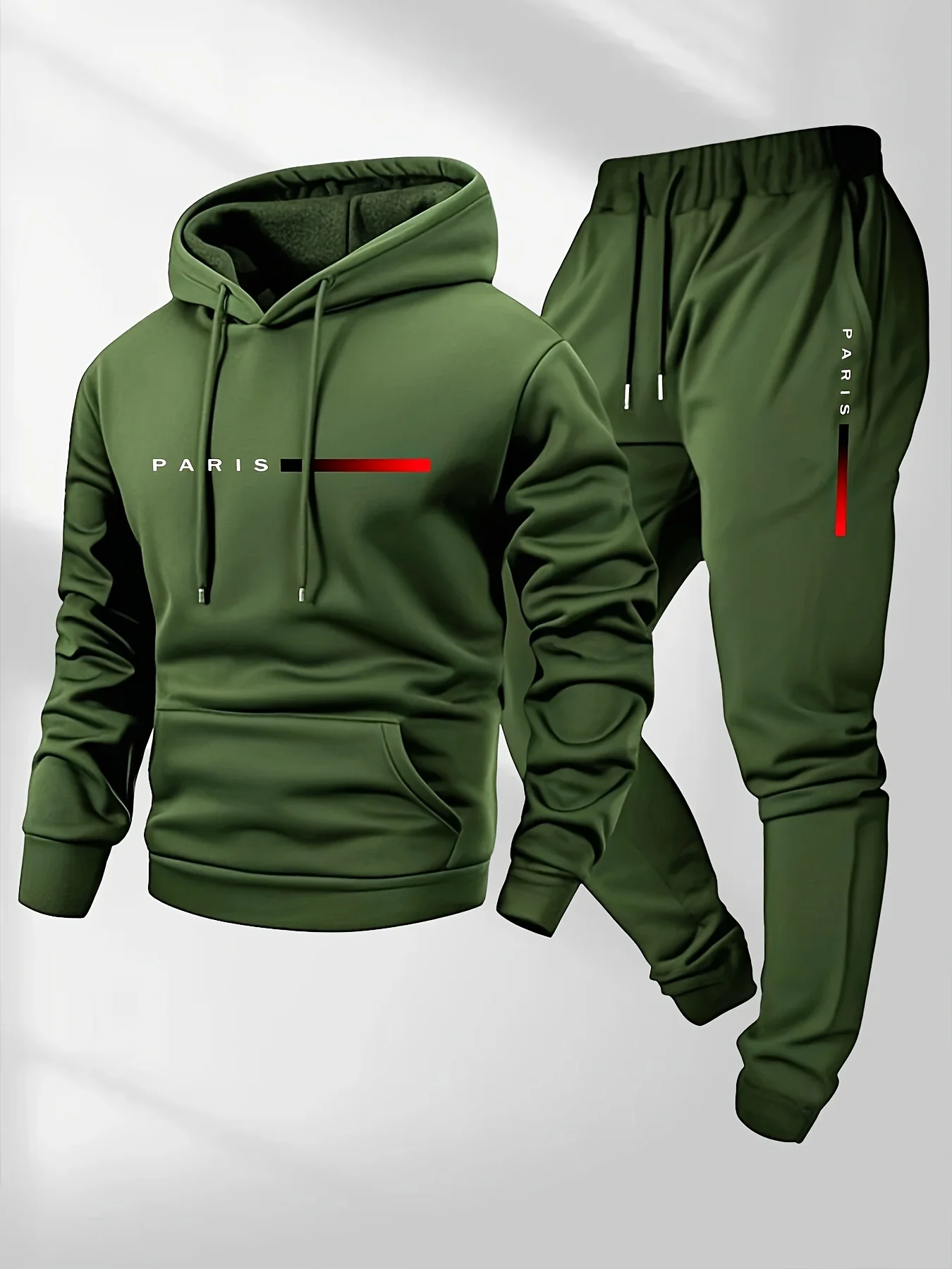 ชุดกีฬาพิมพ์ลายตัวอักษรแฟชั่นส - Men'S Winter Fashion บทวิจารณ์และราคา