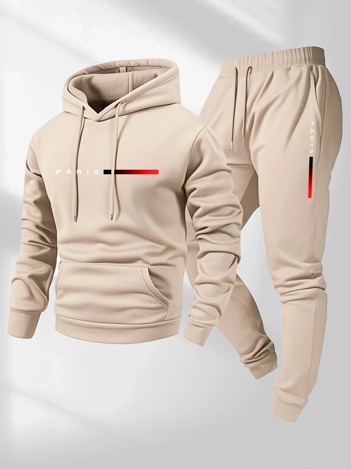 ชุดกีฬาพิมพ์ลายตัวอักษรแฟชั่นส - Men'S Winter Fashion บทวิจารณ์และราคา